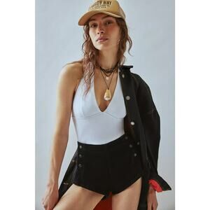 Free People Intimately Still Here Halter Top White NWT Sz L